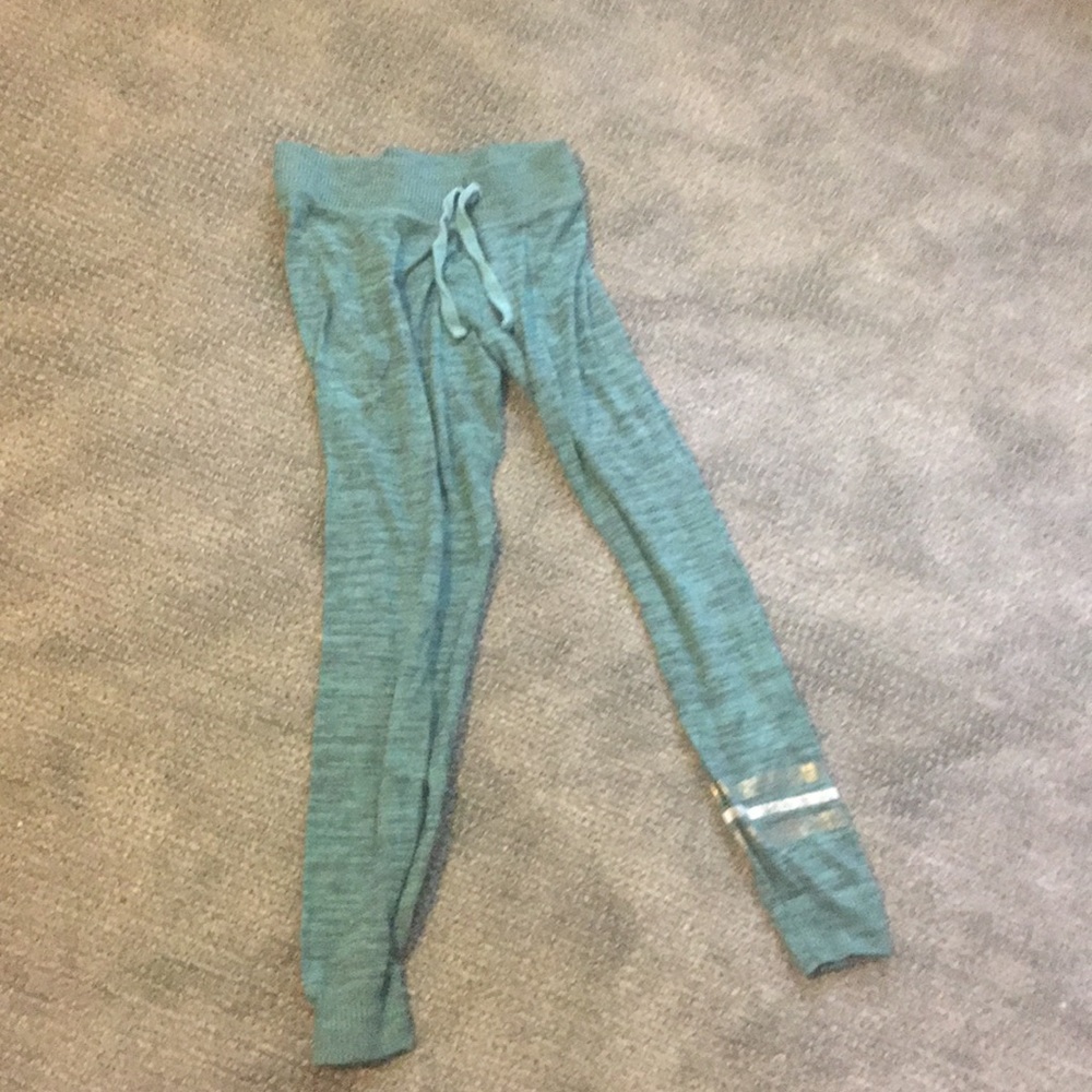 Justice teal joggers, size 10
